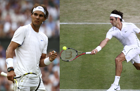 Теннис : На ATP сойдутся  Рафаэль Надаль и Роджер  Федерер 